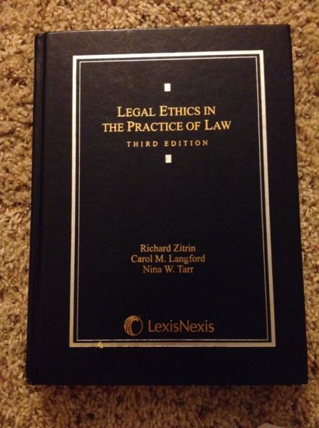 legal ethics in the practice of law, 190 dollars