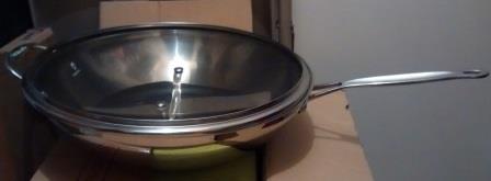 5. Cuisinart 14inch Stainless Steel炒锅